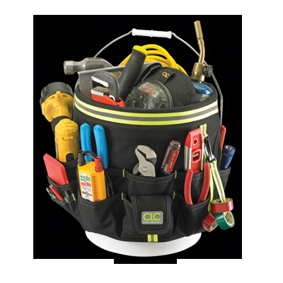 $14.75 Custom Leather Products Bucket Organizer