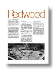 Redwood Deck Construction