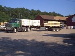 delivery truck loaded