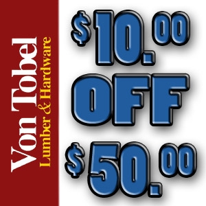 $10 Off a $50 Purchase!