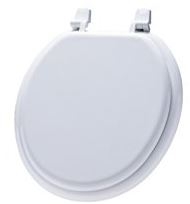 White Wood Finished Toilet Seat Now $6.50