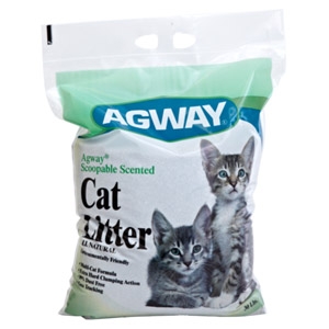Agway Scoopable Scented Cat Litter 30lbs $5.99