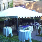 20 x 40 White Frame Tent in Castle Park