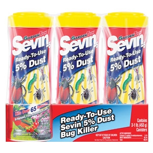 Sevin Ready-to-Use 5% Dust 3/Pk Just $9.99