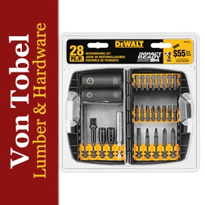 $14.99 DeWalt Impact Ready 28 Piece Set