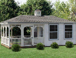 12' x 24' Vinyl Pool House