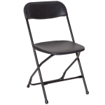 PRE Black Plastic Dining Chair Image