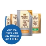 Your Choice of Nutro Natural Choice 30# now $44.99