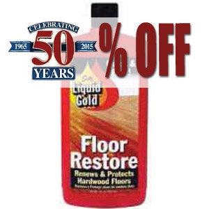 50% Off Liquid Gold Floor Restore
