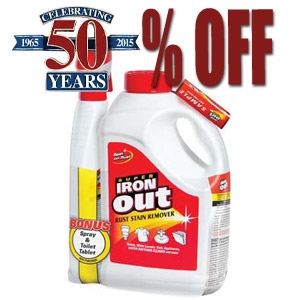 50% Off Iron Out Rust Stain Remover