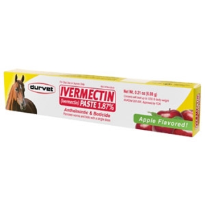 Durvet Ivermectin 1.87% Paste Wormer now $3.99
