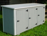 3 Door Trash Shed