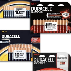$9.99 Your Choice Duracell Alkaline Batteries 