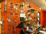 Many varieties of feeders for your feathered friends