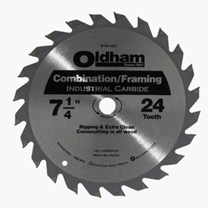 7 1/4'' Oldham Saw Blade just $2.99
