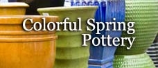 Colorful Spring Pottery