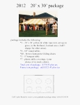 2012 20' x 30' Package
