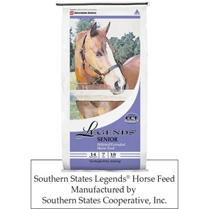 $1.00 off Legends Senior Pellets/Extruded 50lb