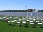 White Chairs on Lake Macatawa