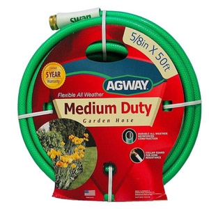 Agway Medium Duty Hose 5/8 in. x 50 ft. now $13.99